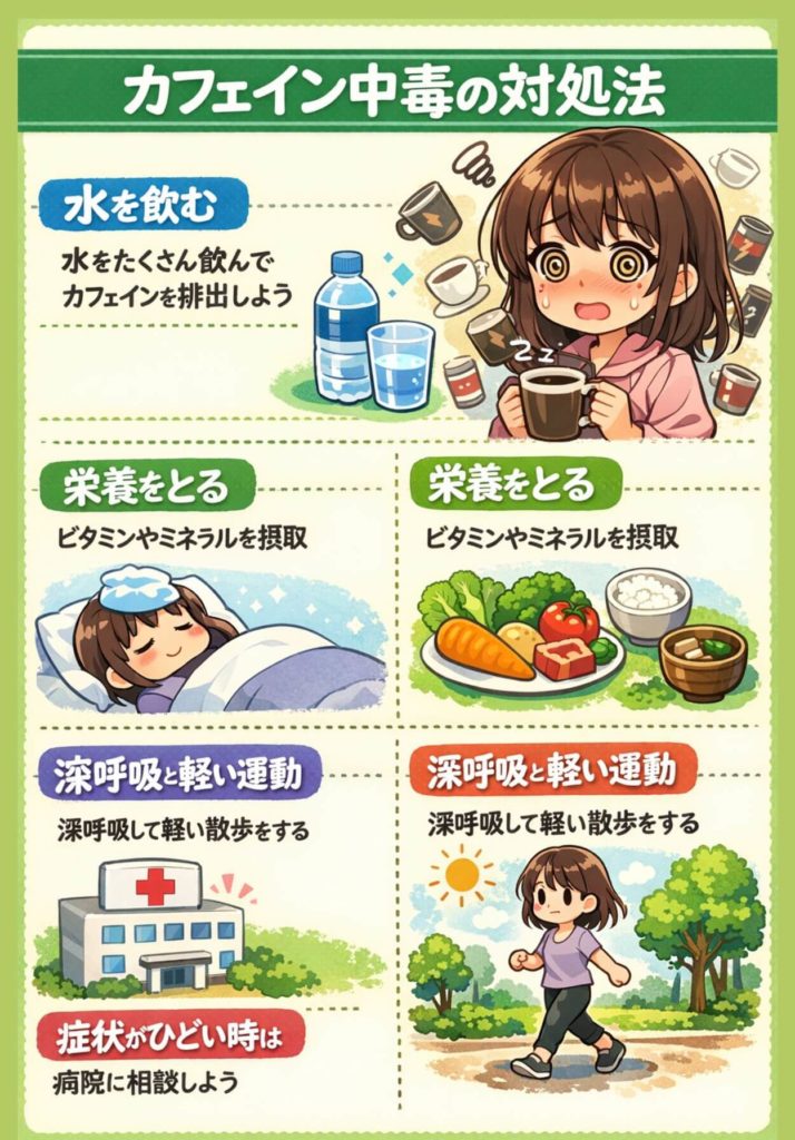 カフェイン中毒になった時の対処法